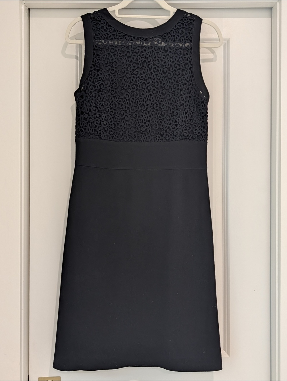 Valentino Roma black sleeveless lace bodice dress